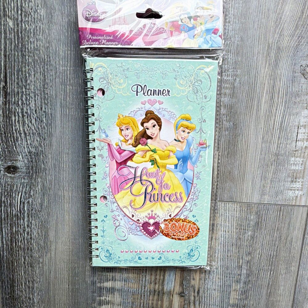 Disney Princess Personalized Deluxe Weekly Pocket Planner, Undated Paper #23566